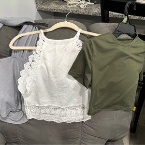 SHEIN Gray Knit Top